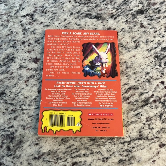 R.L. Stine Goosebumps Bad Hare Day - Picture 3 of 4